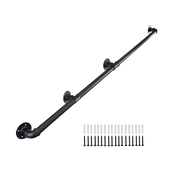 3m Handrail Stair Rail Grab Balustrade Staircase Banister + Installation Kit V63-850231