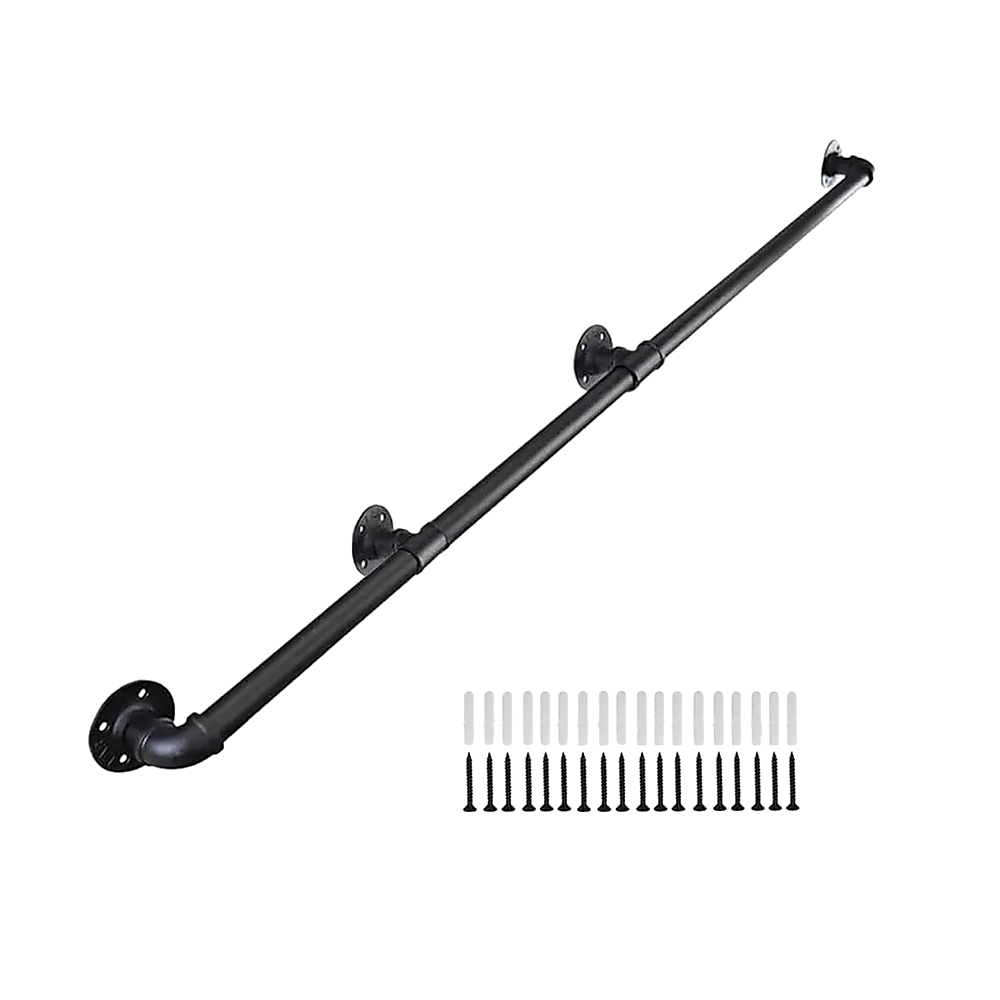 3m Handrail Stair Rail Grab Balustrade Staircase Banister + Installation Kit V63-850231