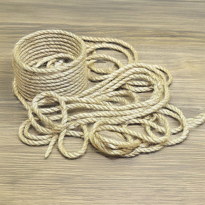 Sisal Rope Natural Jute Hemp Manila Twine Cord 5mm*100m V63-850361