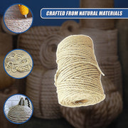 Sisal Rope Natural Jute Hemp Manila Twine Cord 5mm*100m V63-850361