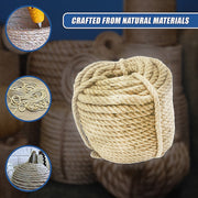 Sisal Rope Natural Jute Hemp Manila Twine Cord 20mm*50m V63-850371