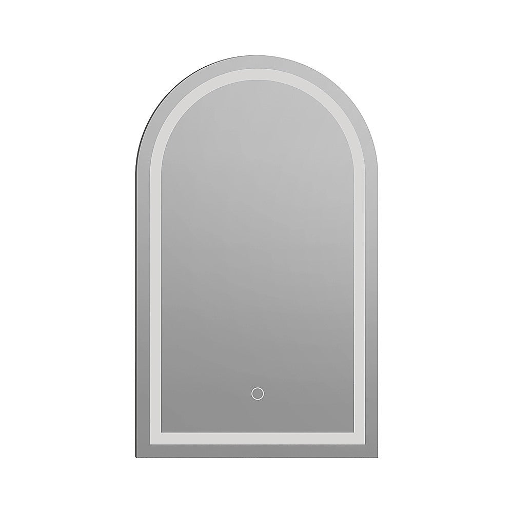 Arched LED Wall Mirror Bathroom Mirrors Makeup Anti-fog 600mm x 1000mm V63-850381