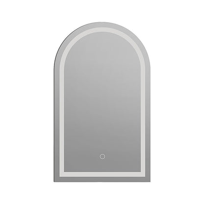 Arched LED Wall Mirror Bathroom Mirrors Makeup Anti-fog 600mm x 1000mm V63-850381