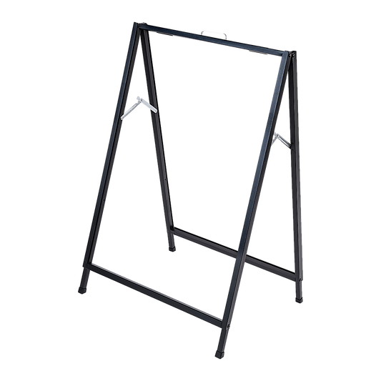 A-Frame Sign 60x90cm - Outdoor Sidewalk Steel Poster Board Display Stand V63-850391