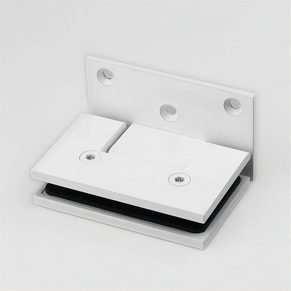 70cm Frameless Swing Bath Screen - White Hardware with Stainless steel hinge for Modern Bathrooms V63-852721