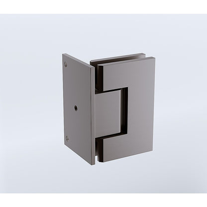 70cm Frameless Swing Bath Screen - Gunmetal Hardware with Stainless steel hinge for Modern Bathrooms V63-852741