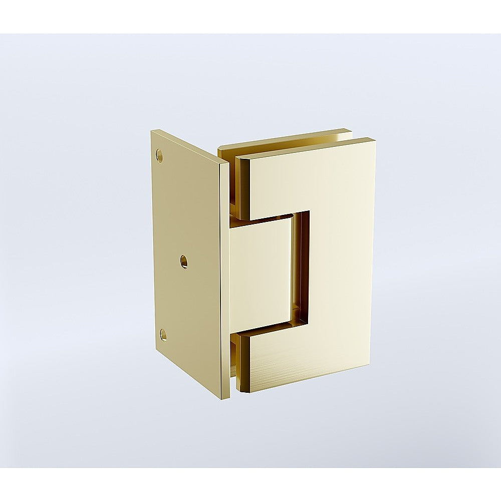 90cm Frameless Swing Bath Screen - Gold Hardware with Stainless steel hinge for Modern Bathrooms V63-852771
