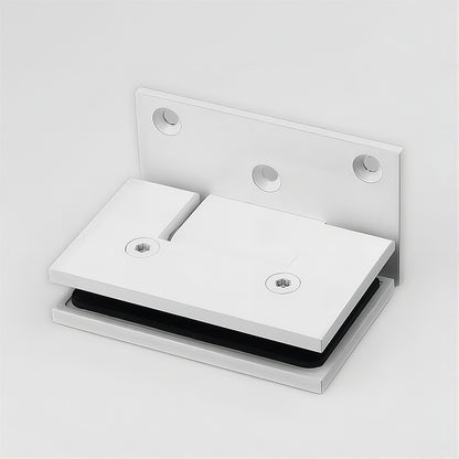 90cm Frameless Swing Bath Screen - White Hardware with Stainless steel hinge for Modern Bathrooms V63-852781