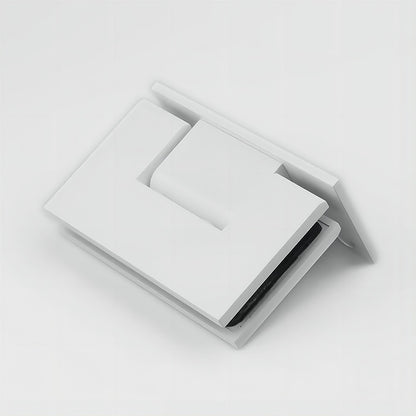 90cm Frameless Swing Bath Screen - White Hardware with Stainless steel hinge for Modern Bathrooms V63-852781