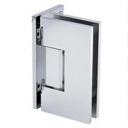 70cm Frameless Swing Bath Screen – Chrome Hardware with Brass hinge for Modern Bathrooms