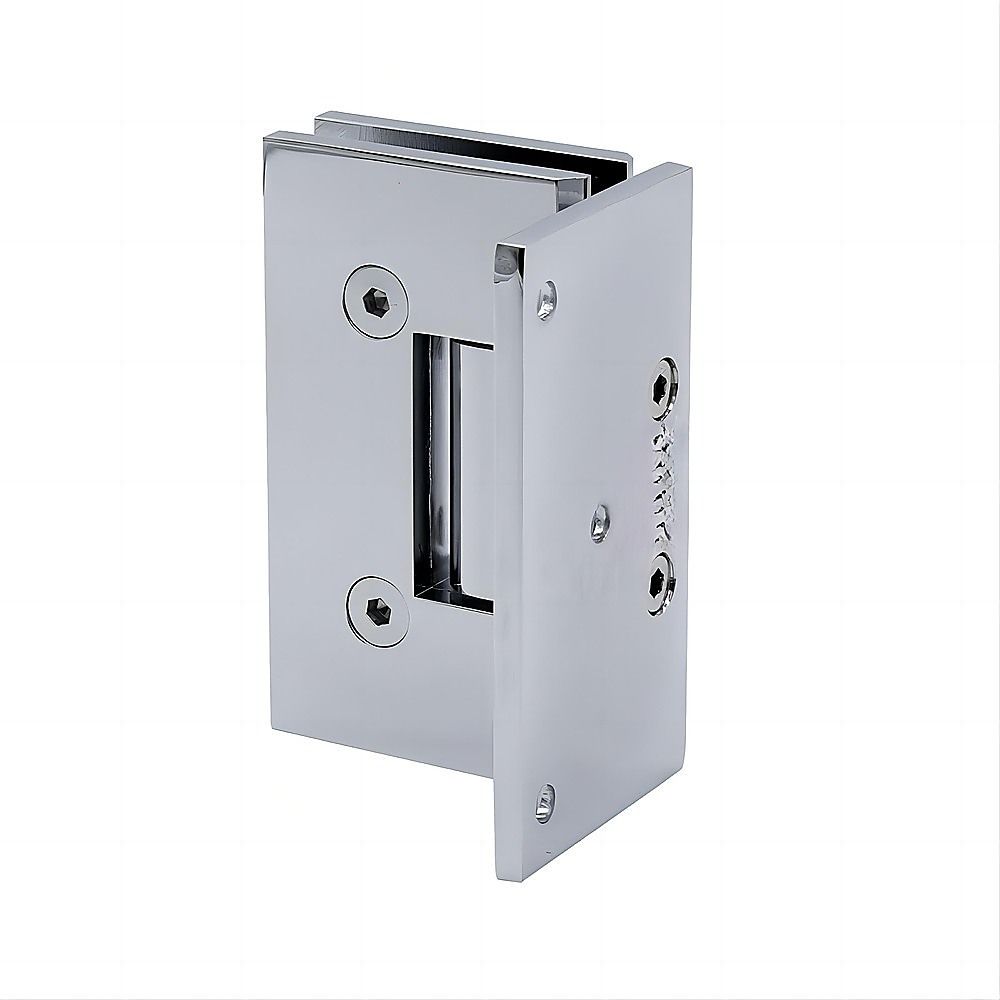 70cm Frameless Swing Bath Screen – Chrome Hardware with Brass hinge for Modern Bathrooms
