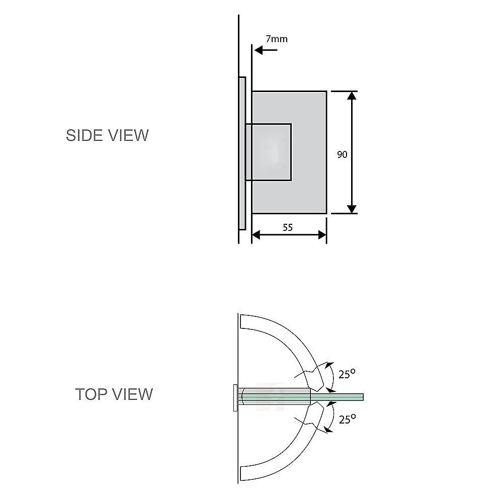 70cm Frameless Swing Bath Screen – Chrome Hardware with Brass hinge for Modern Bathrooms