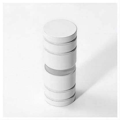 90cm Wall-to-Wall Frameless Shower Screen - White F-Brackets with SS Hinges & Round Knob Handle V63-854111