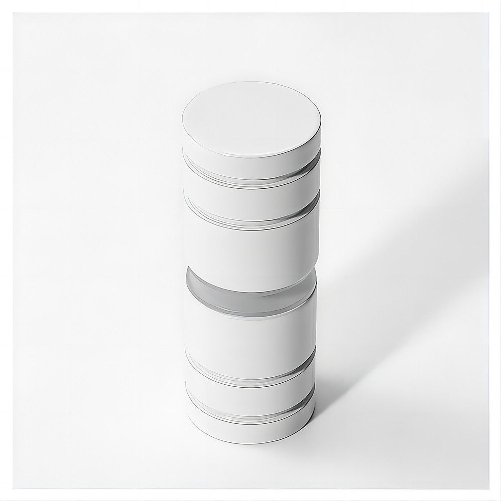 120cm Wall-to-Wall Frameless Shower Screen - White U-Brackets and Floor U-Bracket with SS Hinges & Round Knob V63-854821