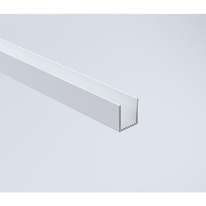 120cm Wall to Wall Frameless Shower Screen - White Wall Channel , SS Hinges & Square Double Pull Handle V63-860171