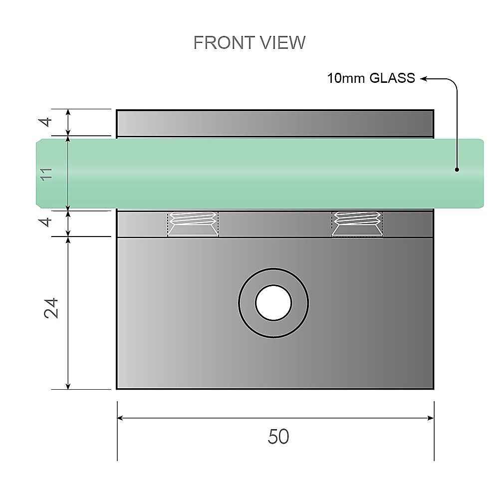 110x90cm Corner Frameless Shower Screen with Gold F-Brackets and SS Hinges, Round Knob Handle