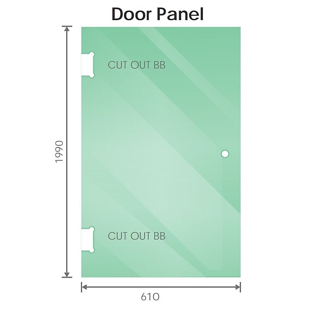 90x90cm Corner Frameless Shower Screen with Gold Brackets and Brass Hinges, Square Knob Handle V63-875331