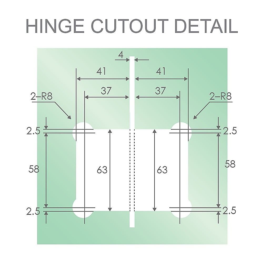 110x70cm Corner Frameless Shower Screen with Gold Wall Channel and Floor F-Bracket and Brass Hinges, Square Knob Handle