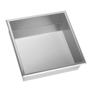 336 x 336 x 101mm Shower Niche Single Shelf Organizer No Tile Needed in Stainless Steel Finish V63-900661