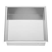 336 x 336 x 101mm Shower Niche Single Shelf Organizer No Tile Needed in Stainless Steel Finish V63-900661