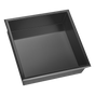 336 x 336 x 101mm Shower Niche Single Shelf Organizer No Tile Needed in Black V63-900671