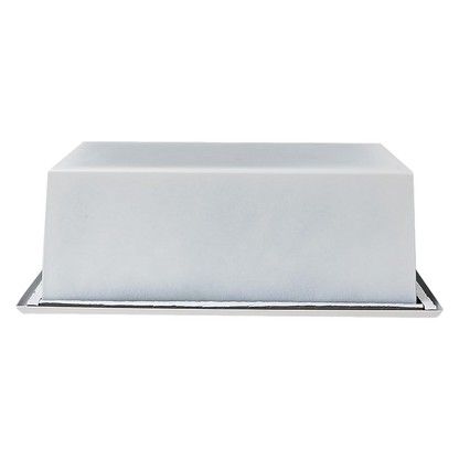 336 x 336 x 101mm Shower Niche Single Shelf Organizer No Tile Needed in White V63-900681
