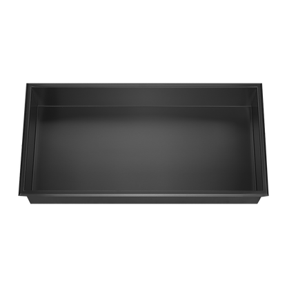 641 x 336 x 101mm Shower Niche Single Shelf Organizer No Tile Needed in Black V63-900711