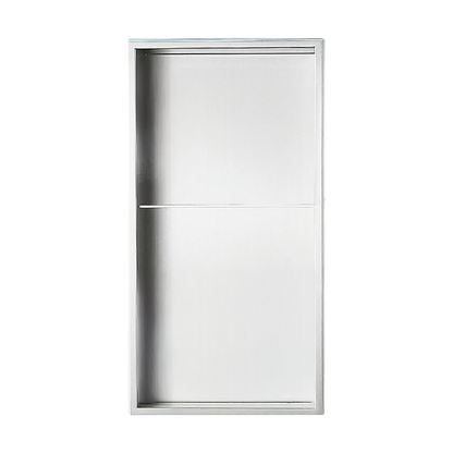 641 x 336 x 101mm Shower Niche Double Shelf Organizer No Tile Needed in White V63-900761