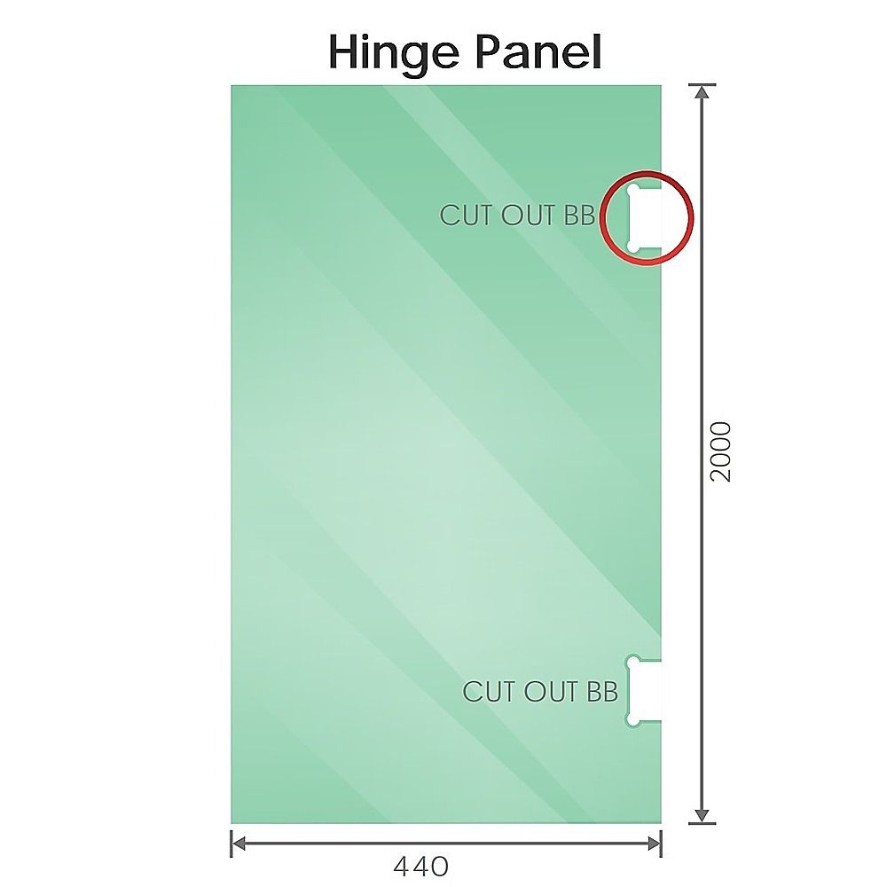 90cm Frameless Diamond Shower Screen – Gold F-Brackets with SS Hinges & Square Double Pull Handle