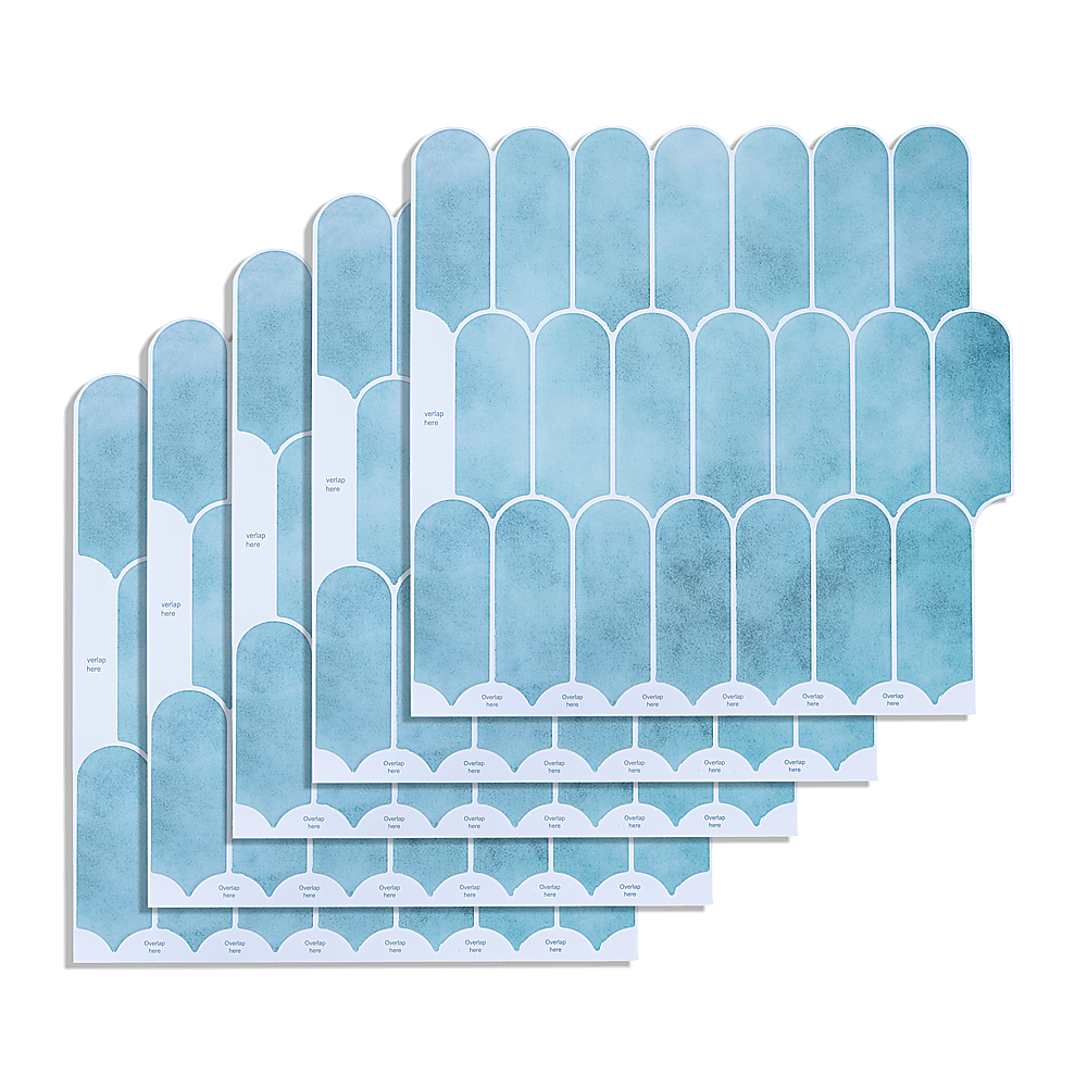 5pcs 3D Wall Stickers Self-adhesive Wallpaper Resistant High Temperature V63-911671