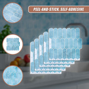 5pcs 3D Wall Stickers Self-adhesive Wallpaper Resistant High Temperature V63-911671