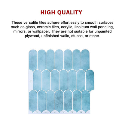 5pcs 3D Wall Stickers Self-adhesive Wallpaper Resistant High Temperature V63-911671