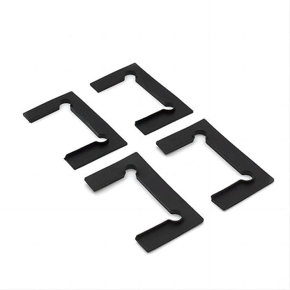 90cm Frameless Diamond Shower Screen - White U-Brackets, Brass Hinges & Square Knob Handle V63-911751