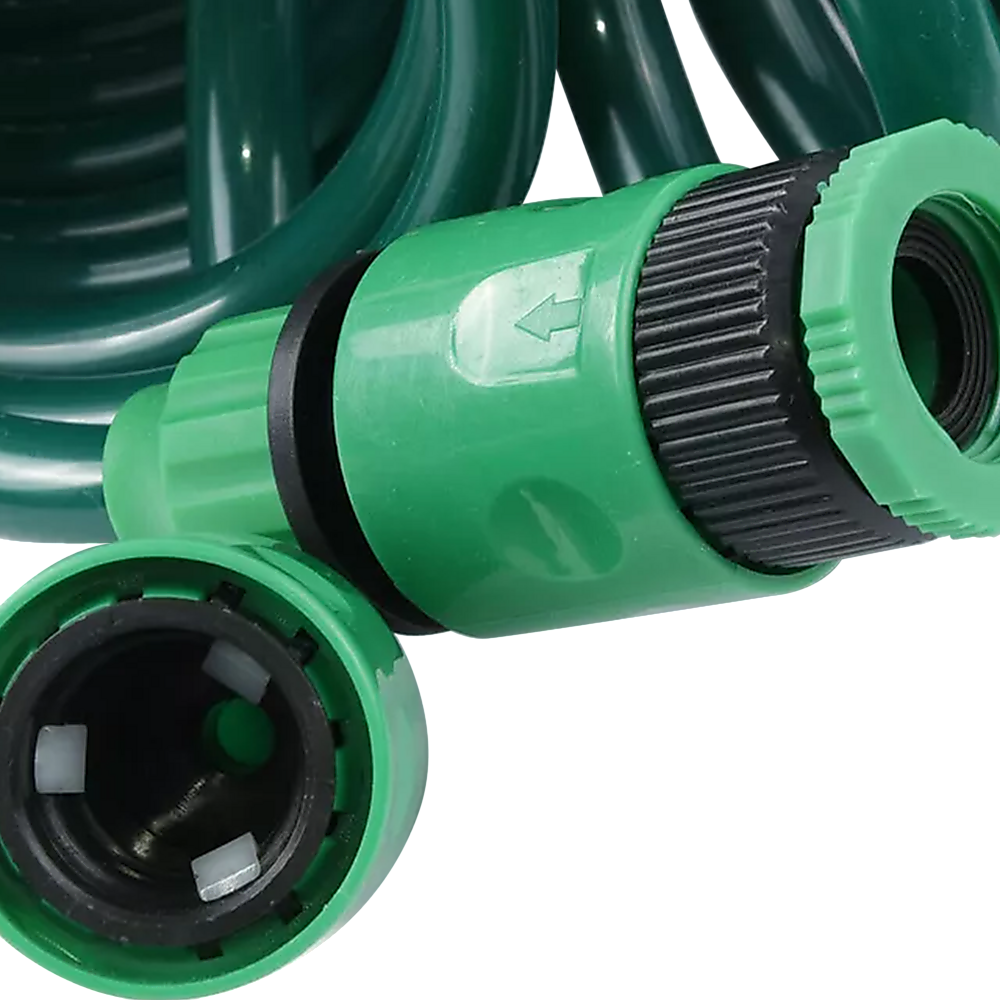 30M Garden Hose Heavy-Duty Coiled Spiral Car Washing Cleaning Water Hose Garden V63-912781
