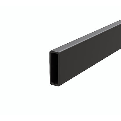 170cm Frameless Glass Sliding Shower Door - With Black Rail and U-Brackets for Modern Bathrooms V63-913041