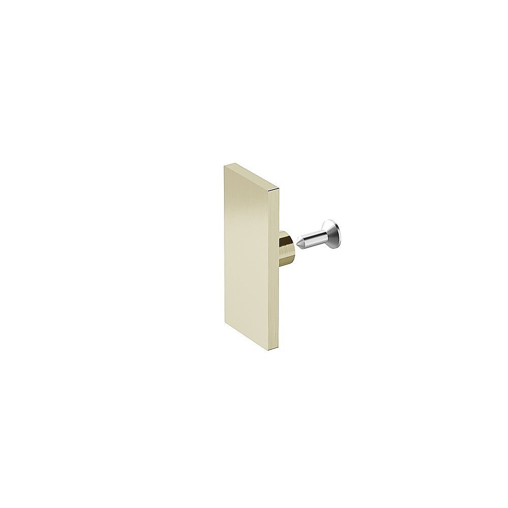 150x100cm Frameless Glass Sliding Corner Shower - With Gold Rail and Wall Channel for Contemporary Bathrooms V63-914301