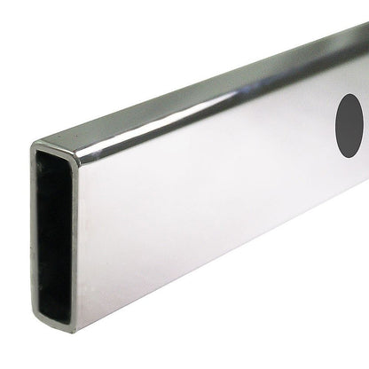 130x80cm Frameless Glass Sliding Corner Shower - With Chrome Rail and U-Brackets for Contemporary Bathrooms V63-915811