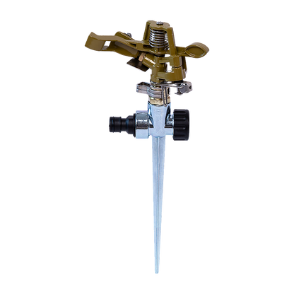 Easy to Install Irrigation Sprinkler 360 Degree Rotating Sprinkler Gun Zinc Alloy Adjustable Rocker Sprinkler V63-916181