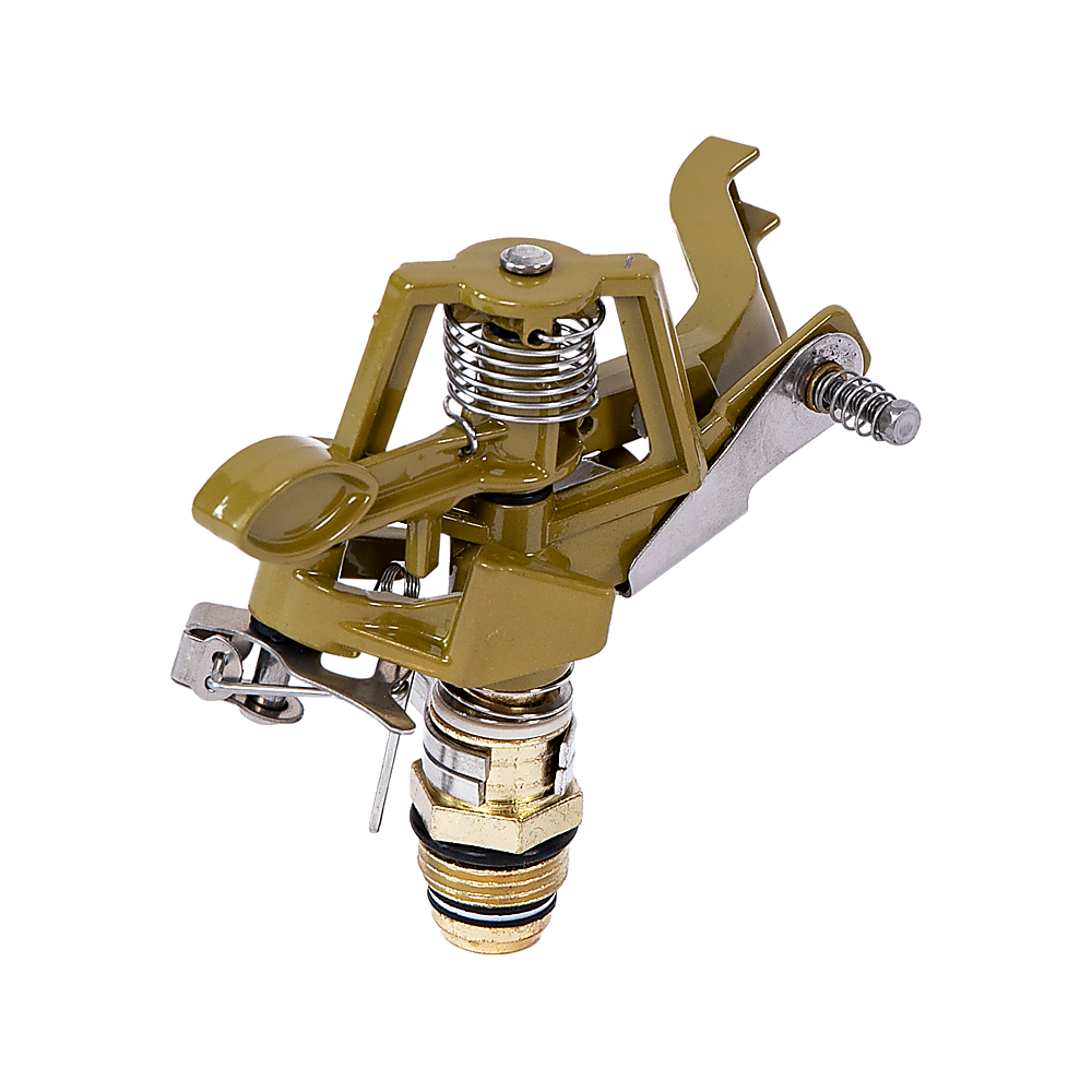 Easy to Install Irrigation Sprinkler 360 Degree Rotating Sprinkler Gun Zinc Alloy Adjustable Rocker Sprinkler V63-916181