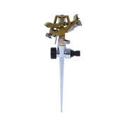 Easy to Install Irrigation Sprinkler 360 Degree Rotating Sprinkler Gun Zinc Alloy Adjustable Rocker Sprinkler V63-916181