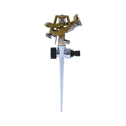 Easy to Install Irrigation Sprinkler 360 Degree Rotating Sprinkler Gun Zinc Alloy Adjustable Rocker Sprinkler V63-916181