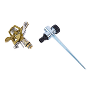 Easy to Install Irrigation Sprinkler 360 Degree Rotating Sprinkler Gun Zinc Alloy Adjustable Rocker Sprinkler V63-916181