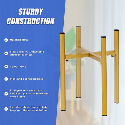 Metal Plant Stand Adjustable Indoor