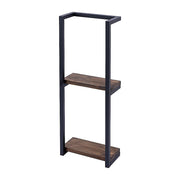 Stylish Bathroom Towel Storage Rack with Wooden Shelves V63-916231