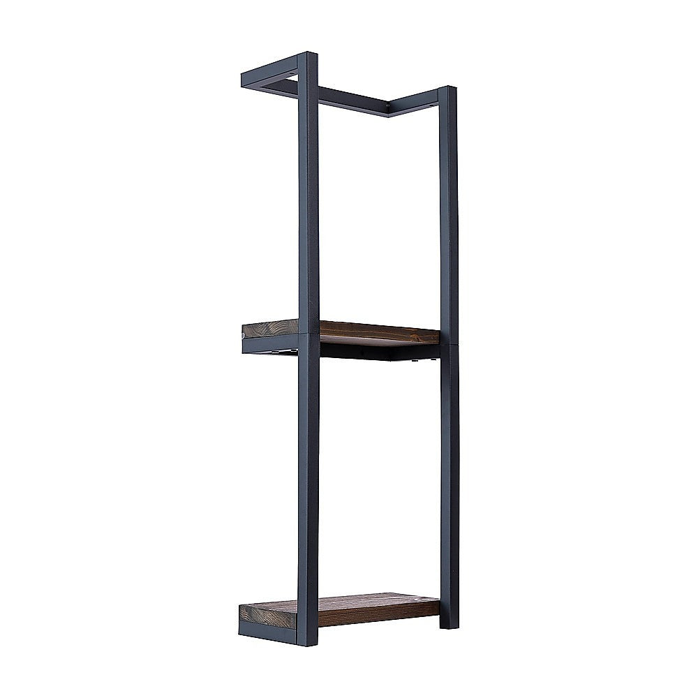 Stylish Bathroom Towel Storage Rack with Wooden Shelves V63-916231