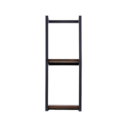 Stylish Bathroom Towel Storage Rack with Wooden Shelves V63-916231