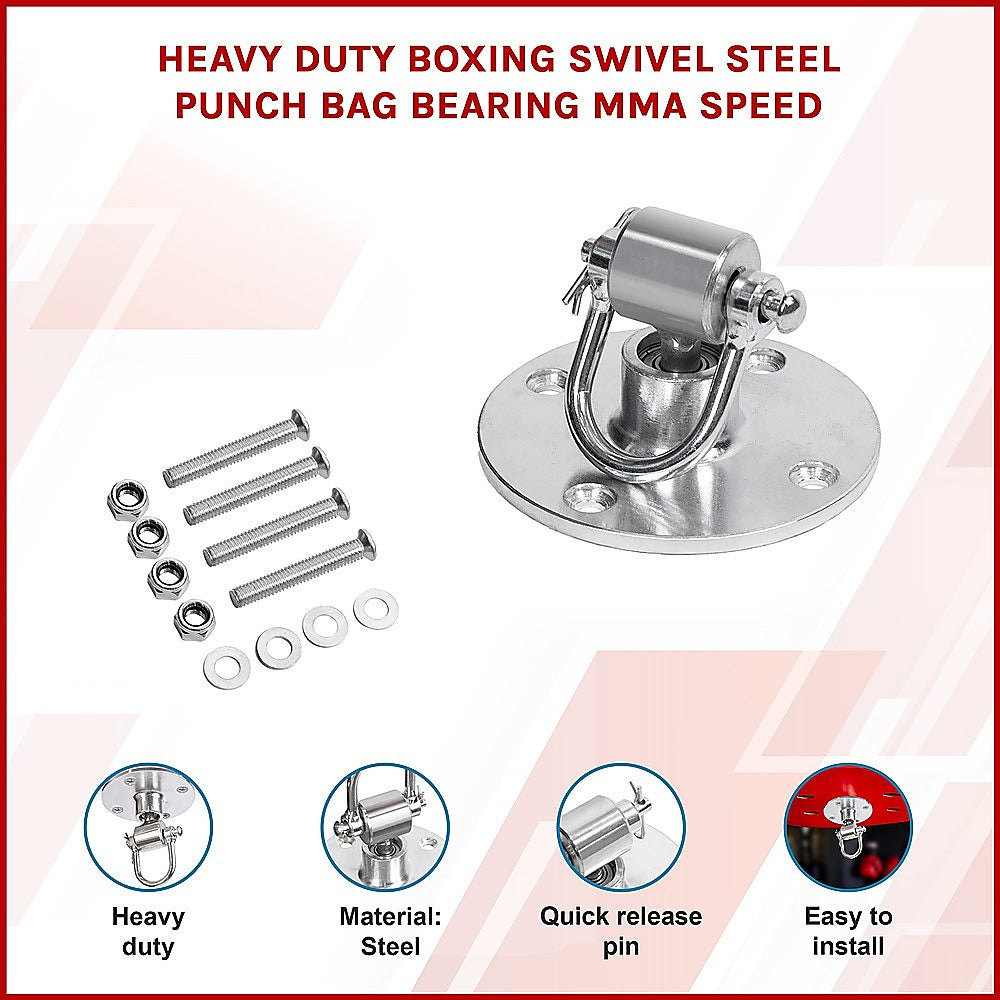 Heavy Duty Boxing Swivel Steel Punch Bag Bearing MMA Speed V63-920581