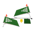 Golf Cornhole Game With Chipping Mats, Golf Balls, Putters V63-920611