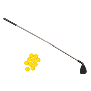 Golf Cornhole Game With Chipping Mats, Golf Balls, Putters V63-920611