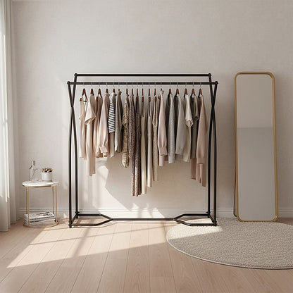 Commercial Clothing Garment Rack Retail Shop in Black V63-920641